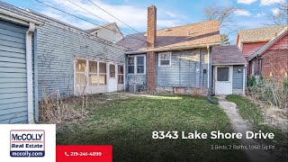 8343 Lake Shore Drive Gary IN  MLS 800120  McColly [upl. by Annovad]