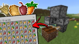 FARM de BATATA CENOURA PÃO E BETERRABA AUTOMÁTICA no MINECRAFT BEDROCK [upl. by Yrod]