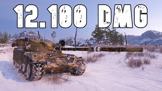 World of Tanks T95FV4201 Chieftain  5 Kills 121K Damage [upl. by Yelwar]