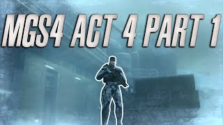 Metal Gear Solid 4 RPCS3  4K 60 FPS  ACT 4 PART 1 [upl. by Aihsemot322]