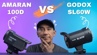 Aputure Amaran 100D vs Godox SL60W  Is the Amaran 100D a Godox SL60 Killer  REVIEW [upl. by Tombaugh550]