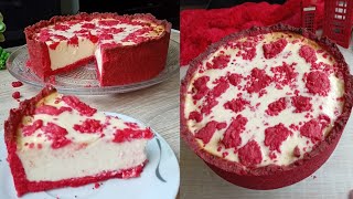 كيكة الجبن الالمانية الشهيرة بمذاق رائعcheesecake käsekuchen [upl. by Aneda]