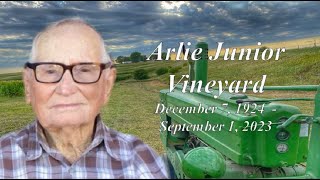 Arlie Junior Vineyard Celebration of Life Service [upl. by Farrand]