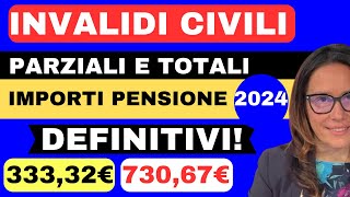 ✅IMPORTI PENSIONE INVALIDITÀ CIVILE 2024 ➜ LA GUIDA COMPLETA [upl. by Santos989]