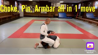 How to apply No Gi Sankaku Jime from turtle position [upl. by Suirtimed]