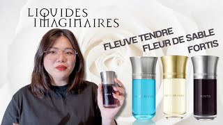 Les Liquides Imaginaires amp Bộ 3 Chai Nước Hoa Fleuve Tendre Fleur de Sable amp Fortis  Vita Perfume [upl. by Herzberg]