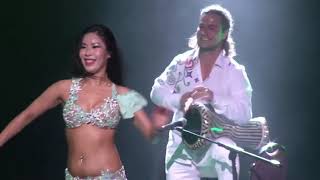 BELLY DANCE in Korea Jinhee Kim and Artem Uzunov  Darbuka drum solo [upl. by Allegra358]