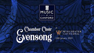 Canford Music Chamber Choir Evensong in Winchester Cathedral [upl. by Michel372]