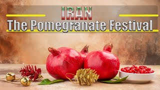 Pomegranate festival walking tour  Walk with me in a festival in Iran [upl. by Ocana357]