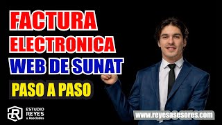 🔻Cómo Emitir 𝐅𝐚𝐜𝐭𝐮𝐫𝐚 Electrónica en la Web SUNAT  SEE SOL 2024 [upl. by Leruj]