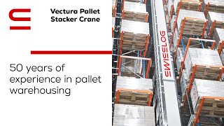 Vectura Pallet Stacker Crane 50 years of experience in pallet warehousing [upl. by Annoeik]