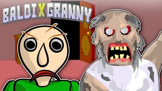 GRANNY THE HORROR GAME ANIMATION 1 Baldi VS Granny Parody [upl. by Eneladgam]