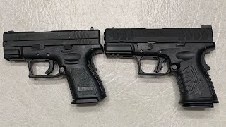 Two Overlooked Firearms Springfield Armory XD9 Subcompact Vs Springfield Armory XDM Compact Elite [upl. by Aksehcnarf]