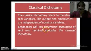 Classical Dichotomy and Neutrality of Money English [upl. by Silden146]