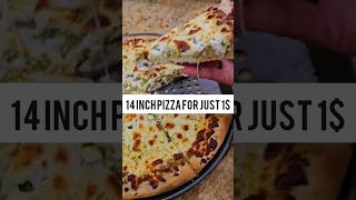 Professional 14in Pizza for just 1 youtubeshorts shortsvideo shorts recipereels [upl. by Aili]