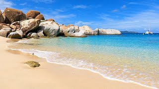 Virgin Gorda 3 Hours of Bliss From quotThe Bathsquot 4K Devils Bay BVI [upl. by Ylil]