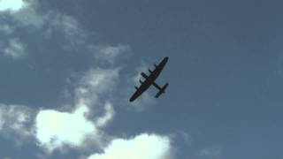 Avro Lancaster Bomber at War and Peace Show Beltring 2010 [upl. by Brear]