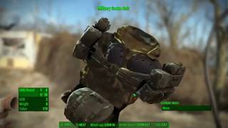 Fallout 4 Mod  Military Gorka Suit [upl. by Ordnajela]