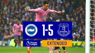 EXTENDED HIGHLIGHTS BRIGHTON 15 EVERTON [upl. by Hamann170]