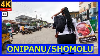 🇳🇬ONIPANUAPATASHOMOLU4K WALKING TOURLAGOSNIGERIA [upl. by Nafets]