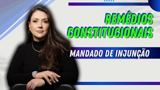 Remédios Constitucionais  Mandado de Injunção  Direito Constitucional  Adriane Fauth [upl. by Mckenzie802]