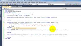 How to Convert Image to Base64 and back to Image in Visual Basic net 2010 [upl. by Ezechiel]