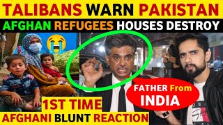 AFGHAN TALIBN WARN PAKISTAN ABOUT REFUGEES IN PAKISTAN AFGHANI REACTION ON INDIA VS PAKISTAN VIRAL [upl. by Zoilla]