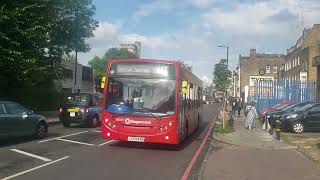 36359 on route 488 to dalston junction at Homerton high Street [upl. by Notsur]