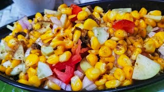 Sweet Corn Salad  Healthy Breakfast Recipe  Gym Recipes  Protein Recipe  Crispy Corn Recipe [upl. by Birecree]