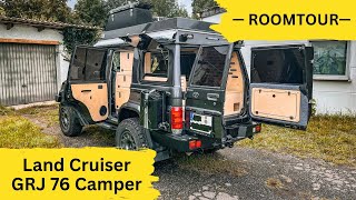 CAMPER ROOMTOUR Land Cruiser GRJ 76 Wohnmobil [upl. by Schechter]