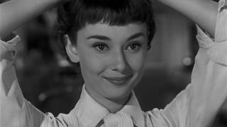 Audrey Hepburn cutest haircut moment in Roman Holiday [upl. by Iderf]