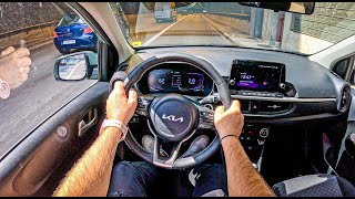 NEW Kia Picanto 2024 12 DPI 84 hp 0100 POV Test Drive 2132 Joe Black [upl. by Kcinomod]