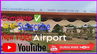 Rajkot Airport International Aaj video [upl. by Fisuoy]