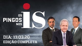 Os Pingos Nos Is  13032020  Bolsonaro sem vírus  UNE cancela ato  Entrevista com Wajngarten [upl. by Halstead533]