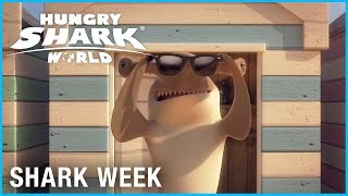 Hungry Shark World in REAL LIFE  All 28 Sharks Unlocked Robo Mr Snappy Zombie Gameplay 2018 [upl. by Razatlab]