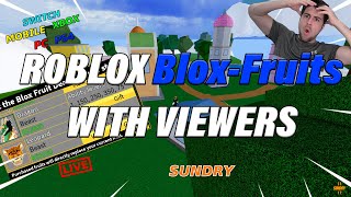 🔴247 Blox Fruits Private Server with viewers  New Update  Xbox PS4 PC  Fruit Giveaway ReRun [upl. by Nnaerb]