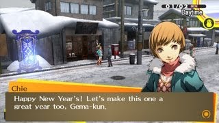 Persona 4 Golden  Saying Happy New Year to Everyone [upl. by Thibault]