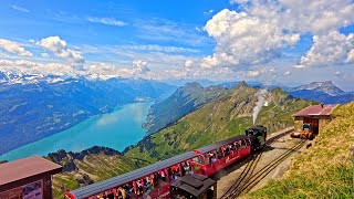 Most Beautiful Mountain Railway in Switzerland Brienz Rothorn Bahn [upl. by Purington]