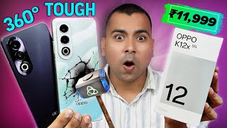 OPPO K12x 5g  Unboxing Toughtest Smartphone in ₹12999 [upl. by Eiddal]