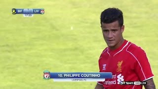 Philippe Coutinho vs Brøndby IF PreSeason 1415 HD 720p by i7xComps [upl. by Thar]