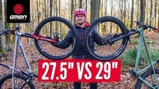 Whats The Best Wheel Size  275quot Vs 29quot MTB Hardtail [upl. by Aihsetal]