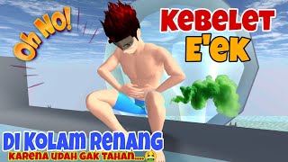 Taiga Eek Sembarang 😱🤮🤮 di kolam renang waterpark 🤮🤮 karena udah kebelet banget 🤣🤣 [upl. by Lyrad414]