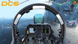 AV8B Harrier VTOL  LHA1 Carrier Operations  Dynamic Weather [upl. by Nai832]