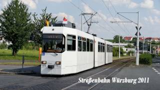 Straßenbahn Würzburg HD [upl. by Accever]