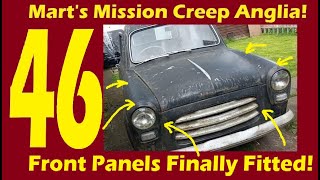 Mission Creep 100E part 46 Front wings and valance repaired Lets get em fitted 2384 [upl. by Eitsrik530]