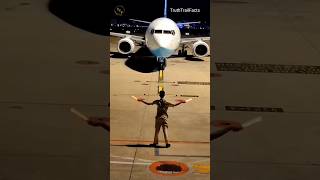 ✈️ Man Helps The Pilot To Park The Plane 😱  shortsfeed tamilshorts truthtrailfacts shorts [upl. by Arykat]