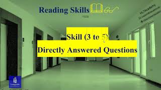 Reading Skills 5 No 1  TOEFL Skills مهارة القراءة 5 التوفل [upl. by Riva]