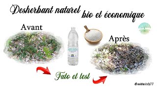 faire son désherbant naturel ou bio pour potager [upl. by Nnylidnarb]