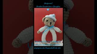 Amigurumi sonaglino e orsetto carabiniere ❤️ crochet crochettutorial amigurumi handmade [upl. by Cora]