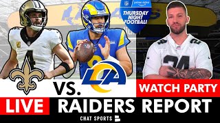 Rams vs Saints Live Stream Scoreboard Raiders Report TNF FREE Watch Party NFL Week 16 Amazon Prime [upl. by Eirollam658]